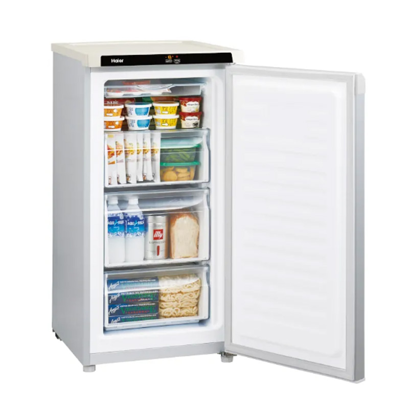 爆買 再生品 冷凍庫 2024年製 ハイアール 102L ホワイト 幅500mm 送料