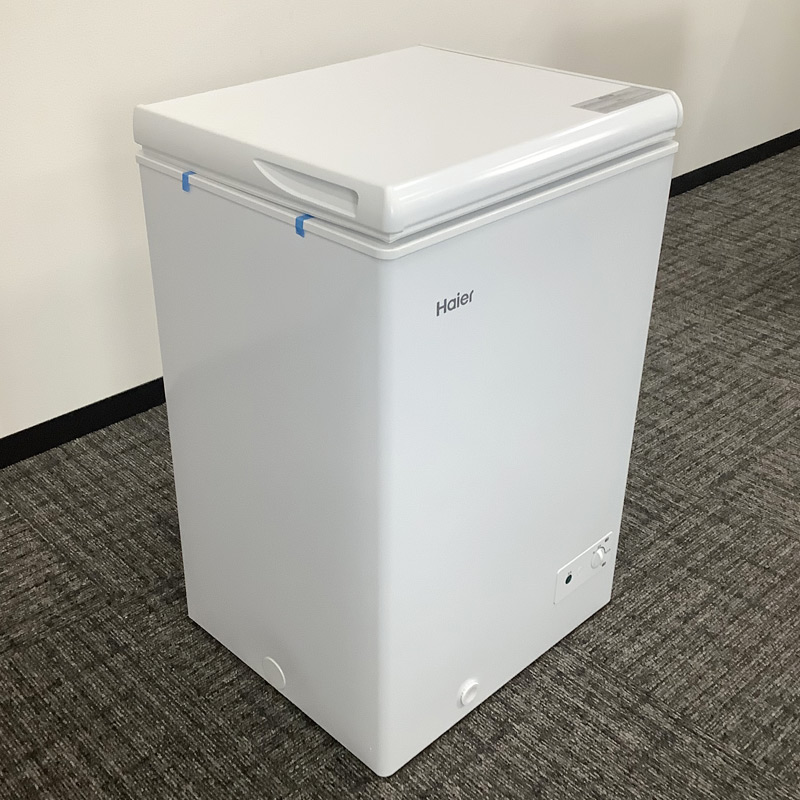 爆買 再生品 冷凍庫 100L 上開き 2025年製 ハイアール ホワイト 幅