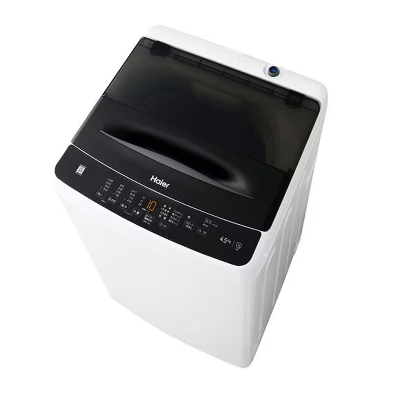 再生品 全自動洗濯機4.5KG ブラック 2024年製 JW-U45B(K) 送料無料 未 