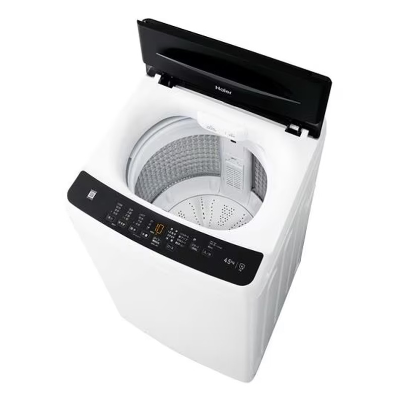 再生品 全自動洗濯機4.5KG ブラック 2024年製 JW-U45B(K) 送料無料 未 