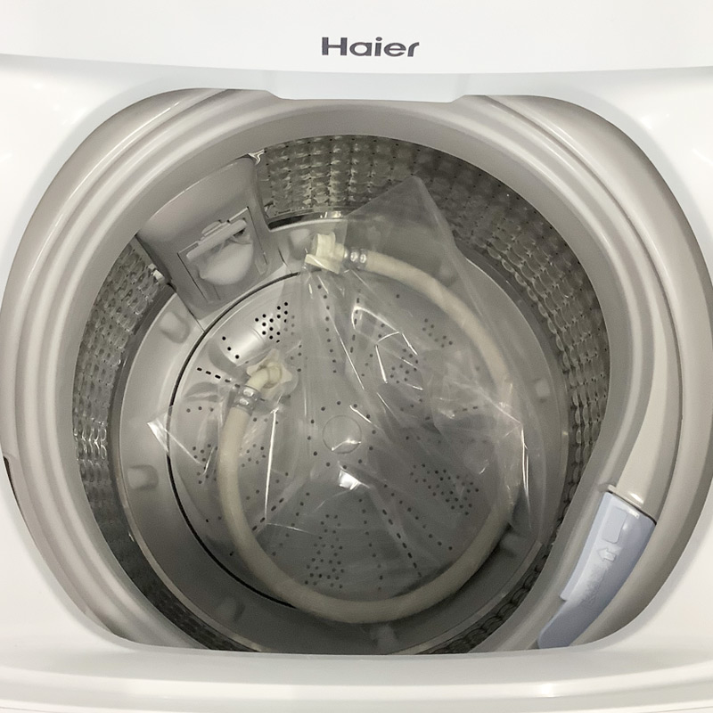 中古 全自動洗濯機 5.5Kg ホワイト 2022年製 ハイアール 一人暮らし