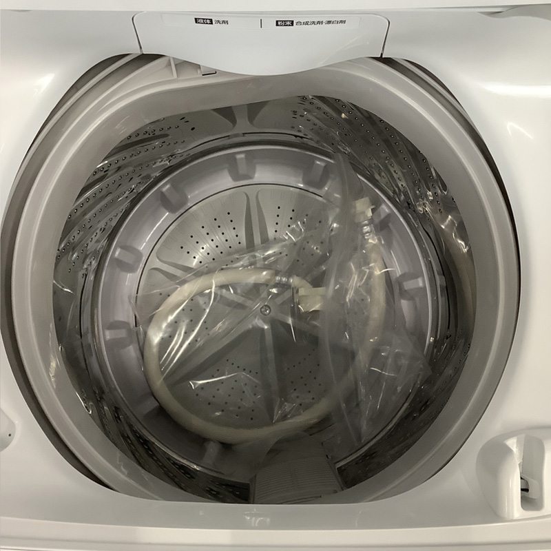 中古 アイリスオーヤマ 全自動洗濯機 5.0Kg ホワイト 2023年製 