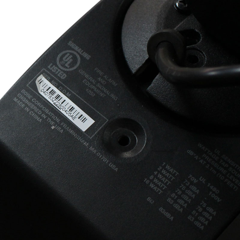 BOSE スピーカー ペア DS 16S Loudspeaker 天吊り ブラック 中古
