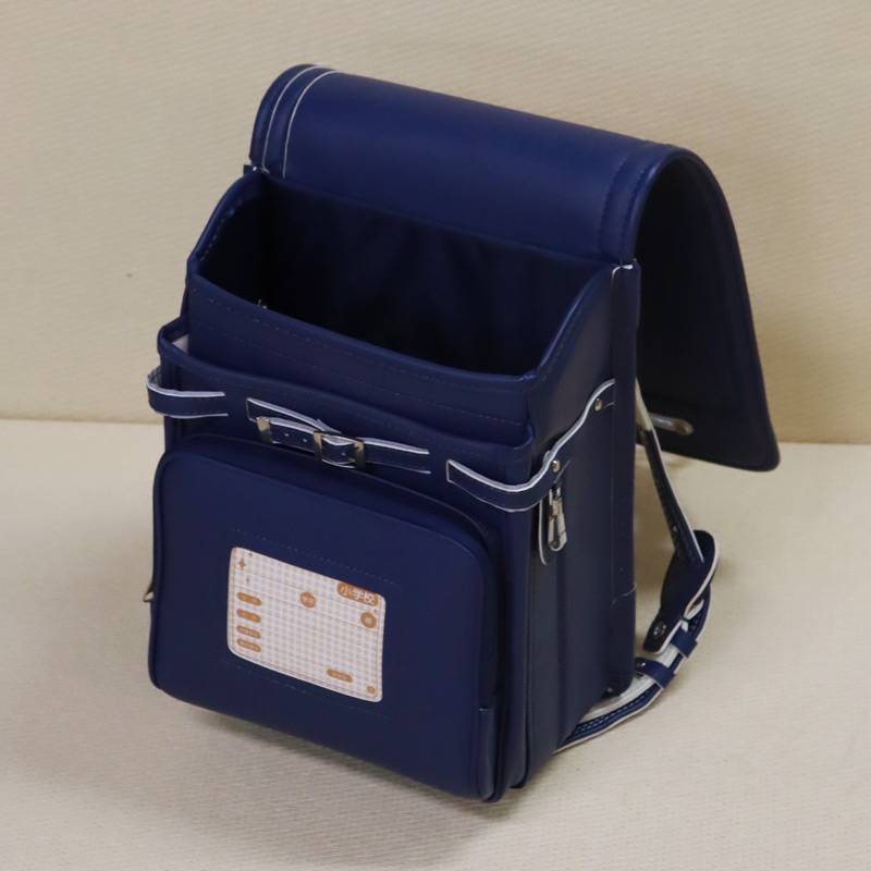 新古品（未使用） ランドセル カインズ ブルー 高級合皮 A4対応 撥水 