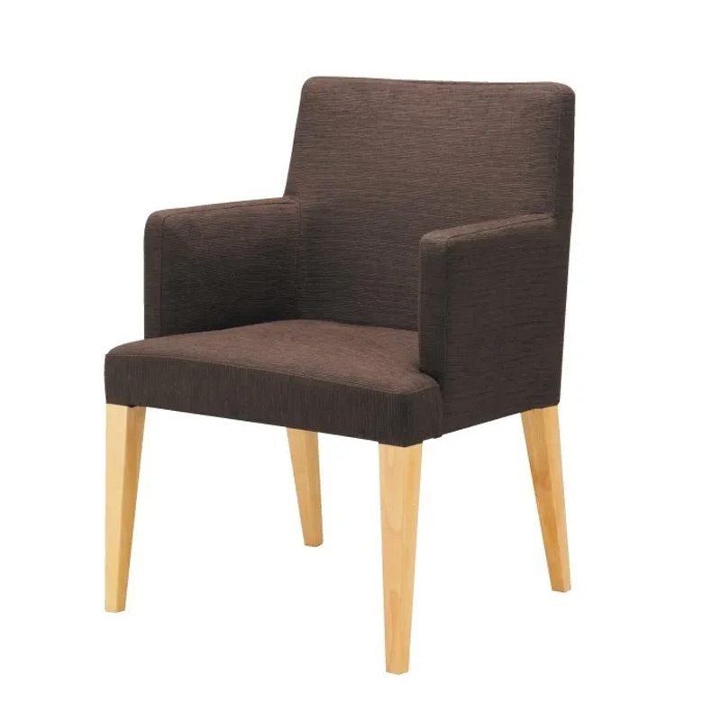 中古 チェア 2脚セットクレス CRES 布 ブラウン 地域限定送料無料 FS-6RNDB--2SET