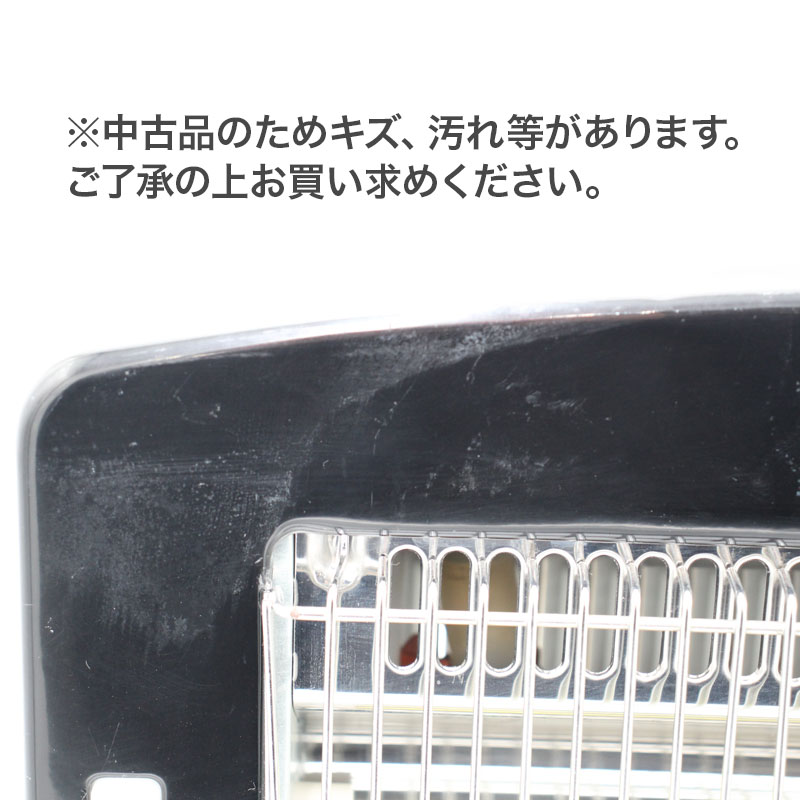 中古 電気ストーブ ユーイング 森田電工 黒 送料無料