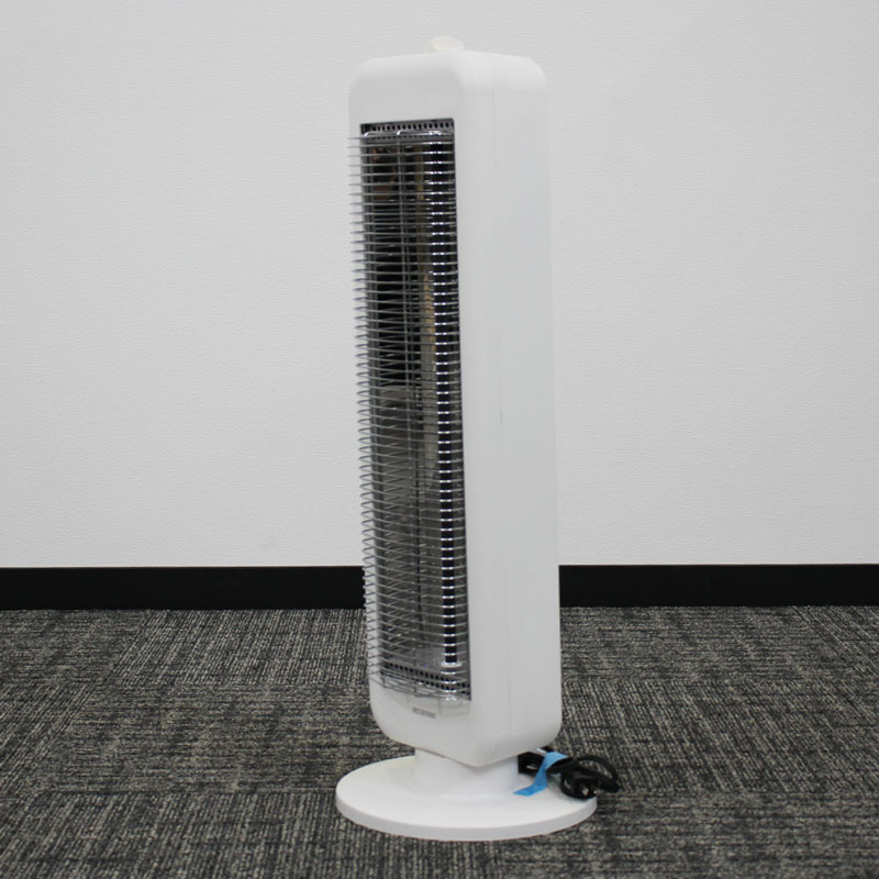 中古 遠赤外線電気ヒーター アイリスオーヤマ 白 送料無料