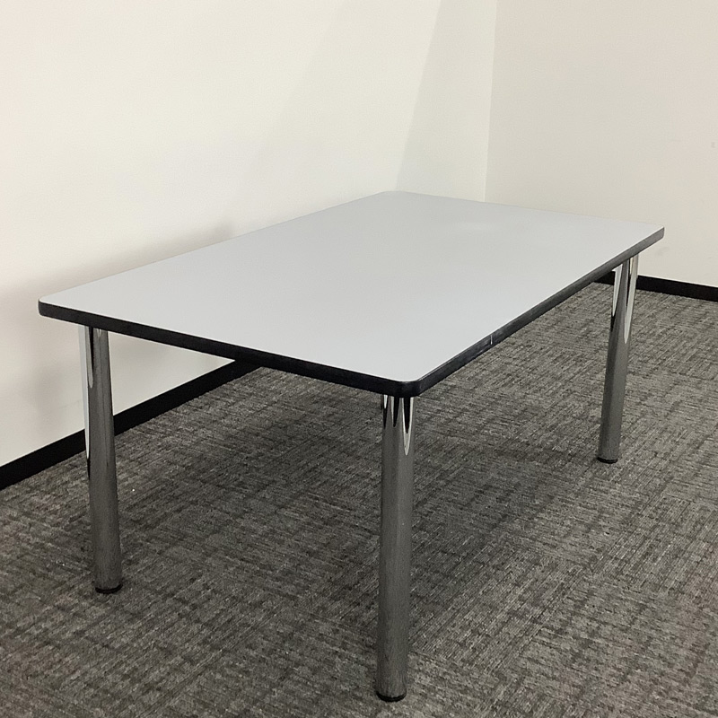 中古 ミーティングテーブル TOYOSTEEL 幅150cm 奥行90cm 地域限定送料無料 NKS-6-1L