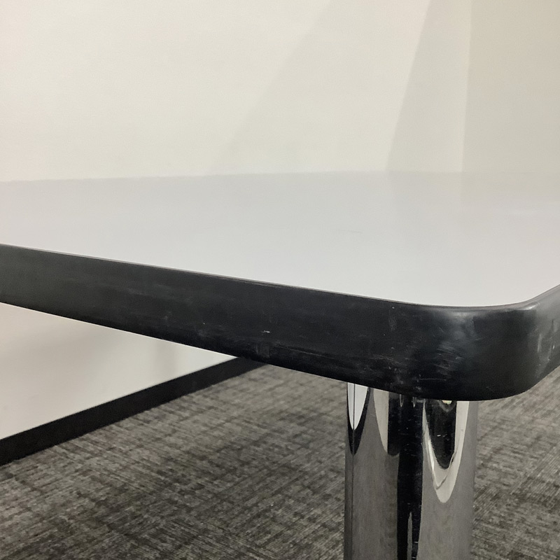 中古 ミーティングテーブル TOYOSTEEL 幅150cm 奥行90cm 地域限定送料無料 NKS-6-1L