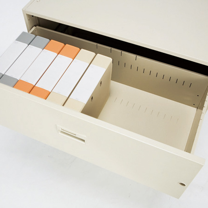 中古 両開き3段ラテラル書庫 ハイキャビネット オフィスの収納・書類