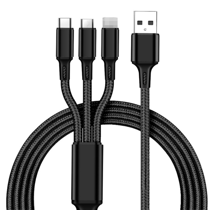1円商品1回ご注文1点限り ほかの1円商品複数購入不可 多機能充電ケーブル Apple・Type-C・Android三合一 通勤旅行に ※1000円以上 単独注文不可 |  | 01