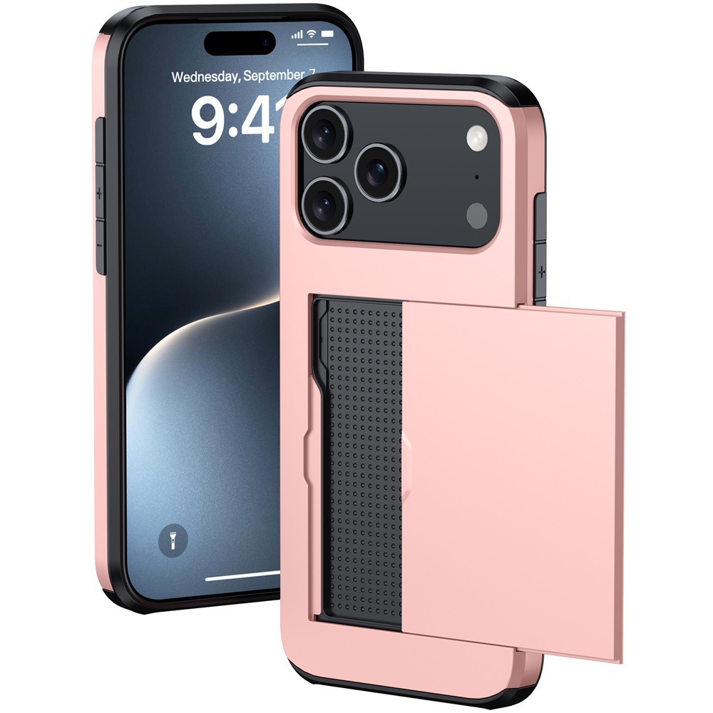 iPhone 17 Air 16 15 14 スマホケース スライド式カード 世代 カバー