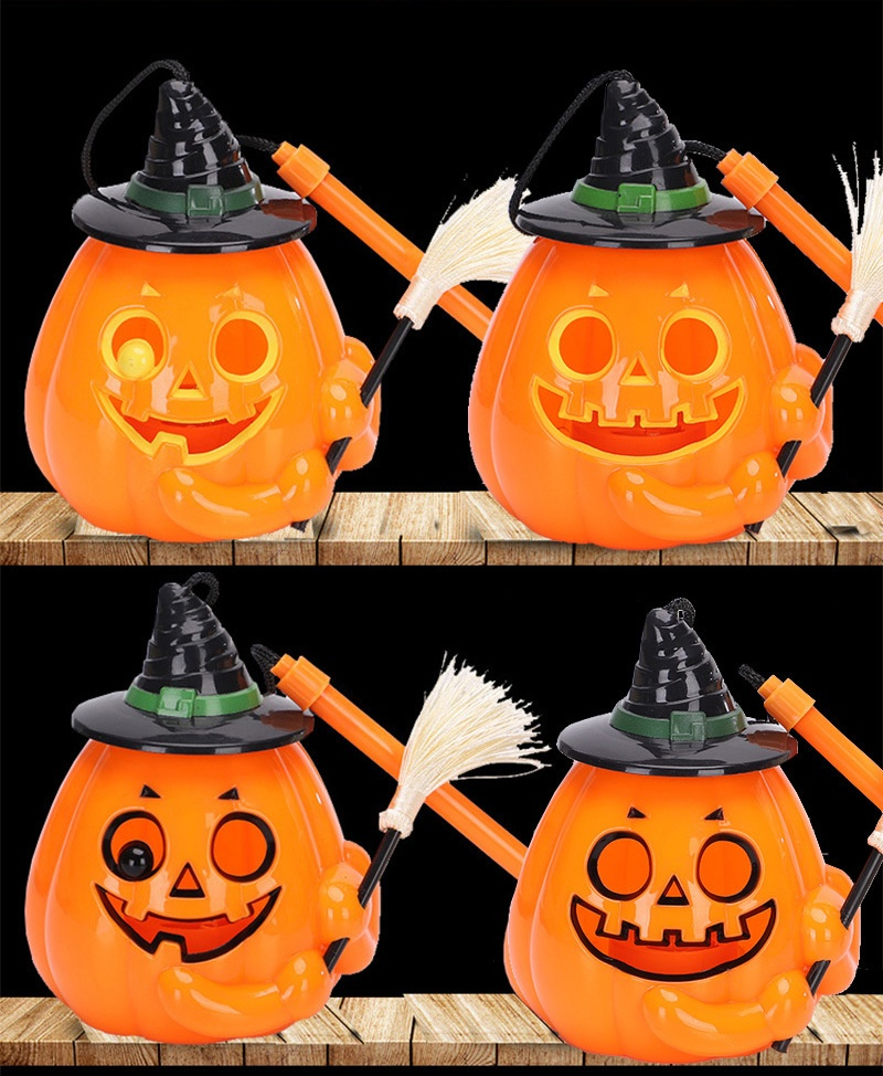 ハロウィン装飾 カボチャとランタン❣️ライト付き❣️ayu❣️２つセット❣️ 新作】ハロウィン かぼちゃランタン LEDライト付き 手持ち棒付き 照明