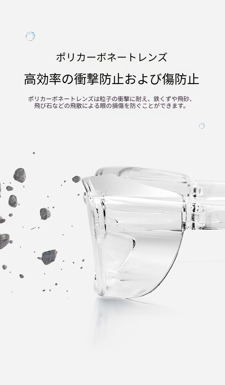 花粉症 メガネ 花粉対策 メガネ 防塵 防風 ...の詳細画像1
