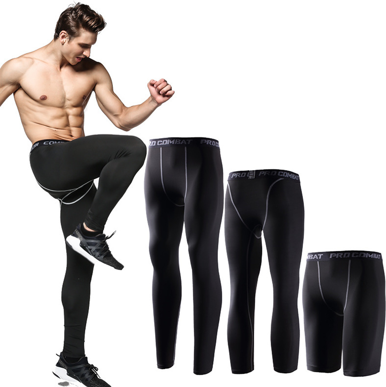 メンズ インナー タイツ コンプレッション L 未使用 メンズ スポーツコンプレッションパンツ ロング トレーニング