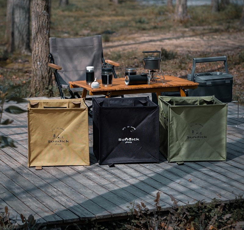 新作】 アウトドア用 60L折りたたみゴミ箱 レジャー キャンプ用 通勤