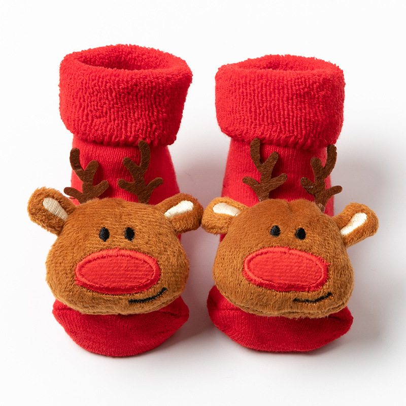 クリスマス ソックス　靴下　プレゼント 　面白い もこもこ サンタクロース コスプレ クリスマスギフ...