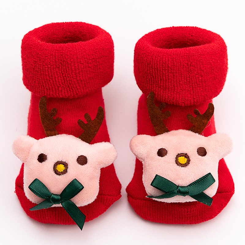 クリスマス ソックス　靴下　プレゼント 　面白い もこもこ サンタクロース コスプレ クリスマスギフ...