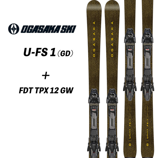OGASAKA - U.&#39;s shopさん専用 Amazon | オガサカ スキー板 2025 OGASAKA U-FS 2/BK + FDT TP