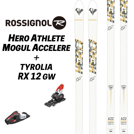 ROSSIGNOL（ロシニョール） 22/23 HERO ATHLETE MOGUL ACCELERE + 22