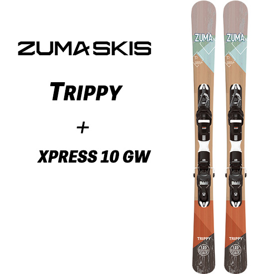 22/23 TRIPPY トリッピー ショートスキー ZUMA ツマ SWALLOW SKI ファンスキー　スキーボード