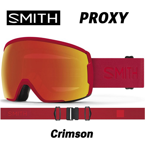 SMITH（スミス） 23/24 PROXY SMITH (CRIMSON）スミスゴーグル
