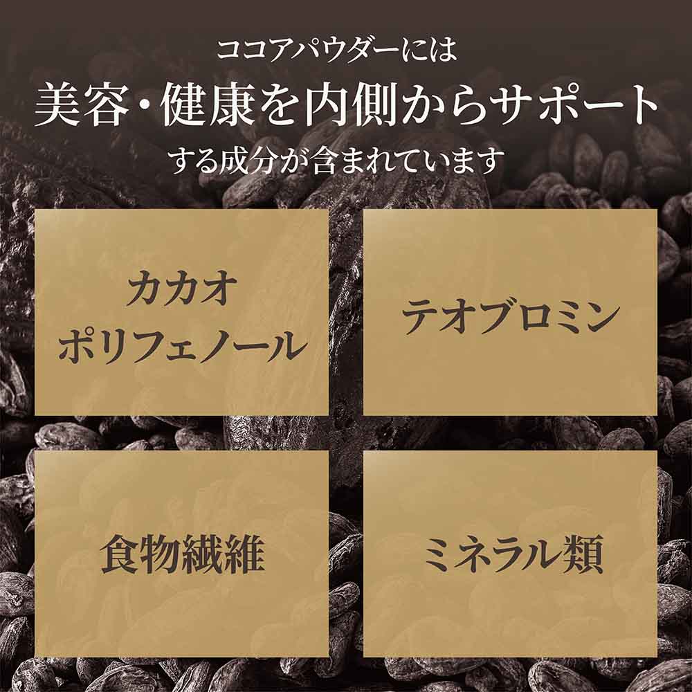ココアパウダー 500g ココアバター10〜12% 砂糖不使用 香料無