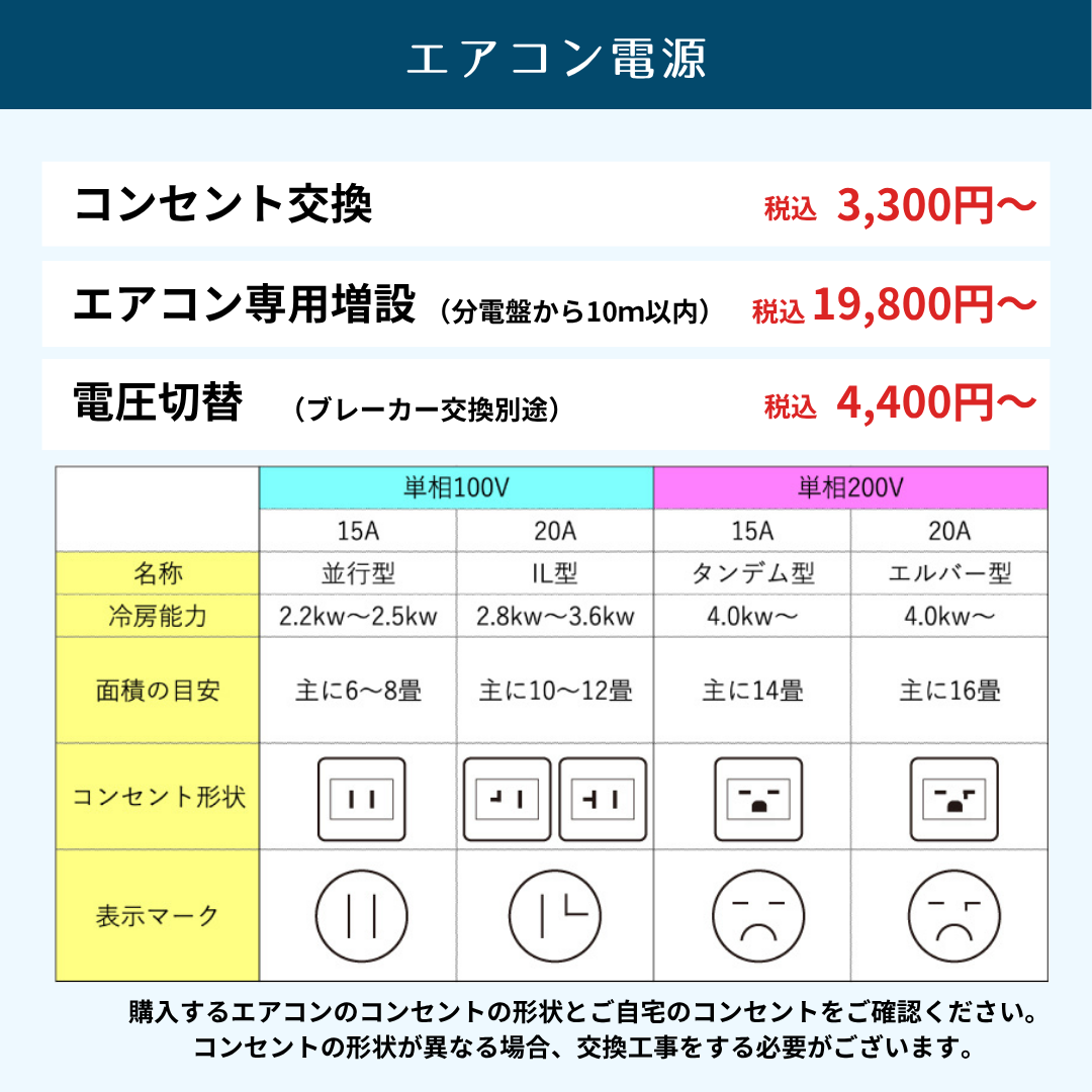 取付工事費込み】エアコン メーカーおまかせ 6畳用 標準工事費込み