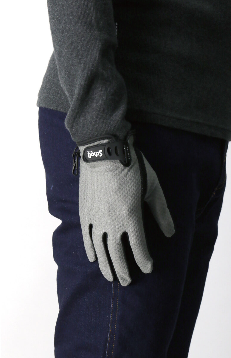 【schott】ショートグローブ 黒 Mサイズ 美品 Schott ショット 手袋 メンズ レザー 手袋 冬 裏ボア 機能素材