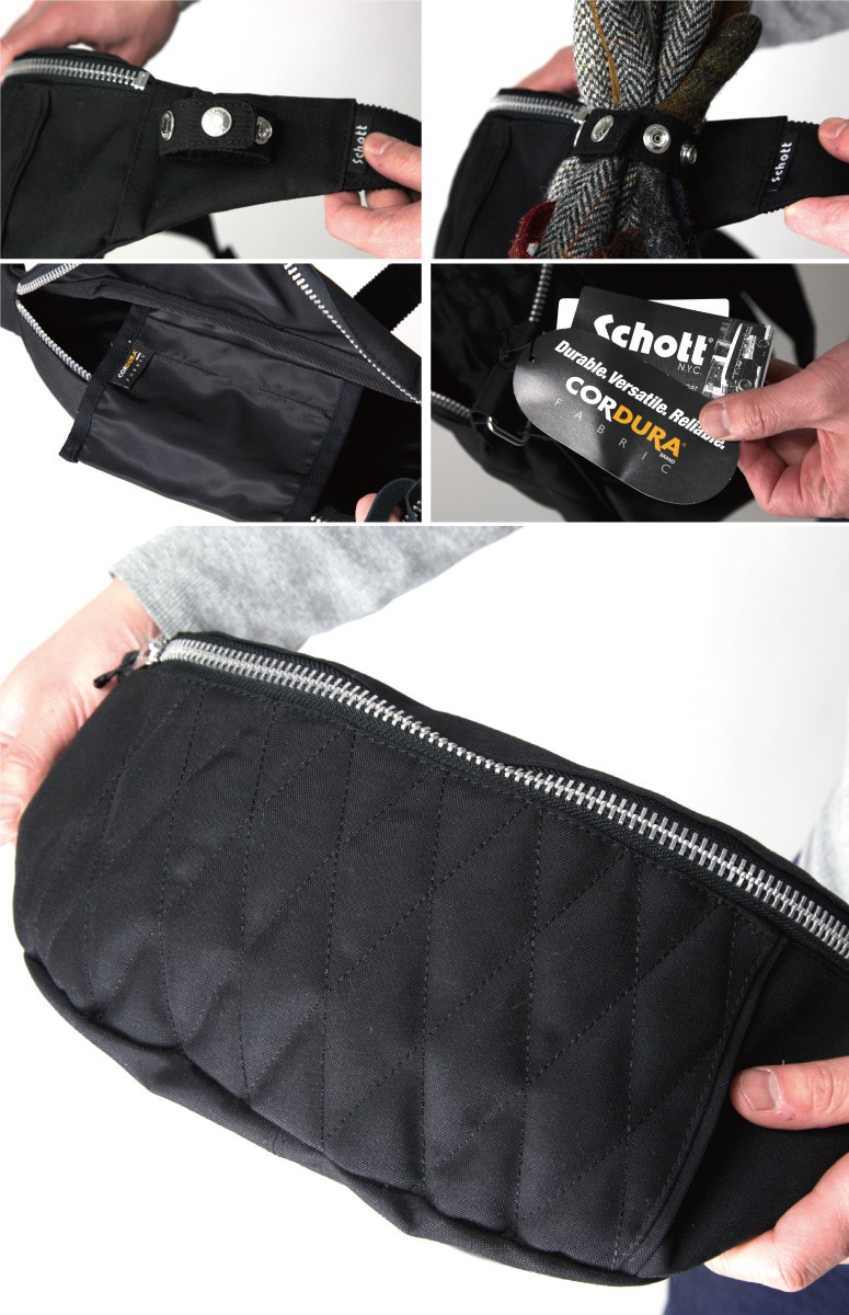 Schott N.Y.C (ショット) コーデュラナイロン パデット ボディ