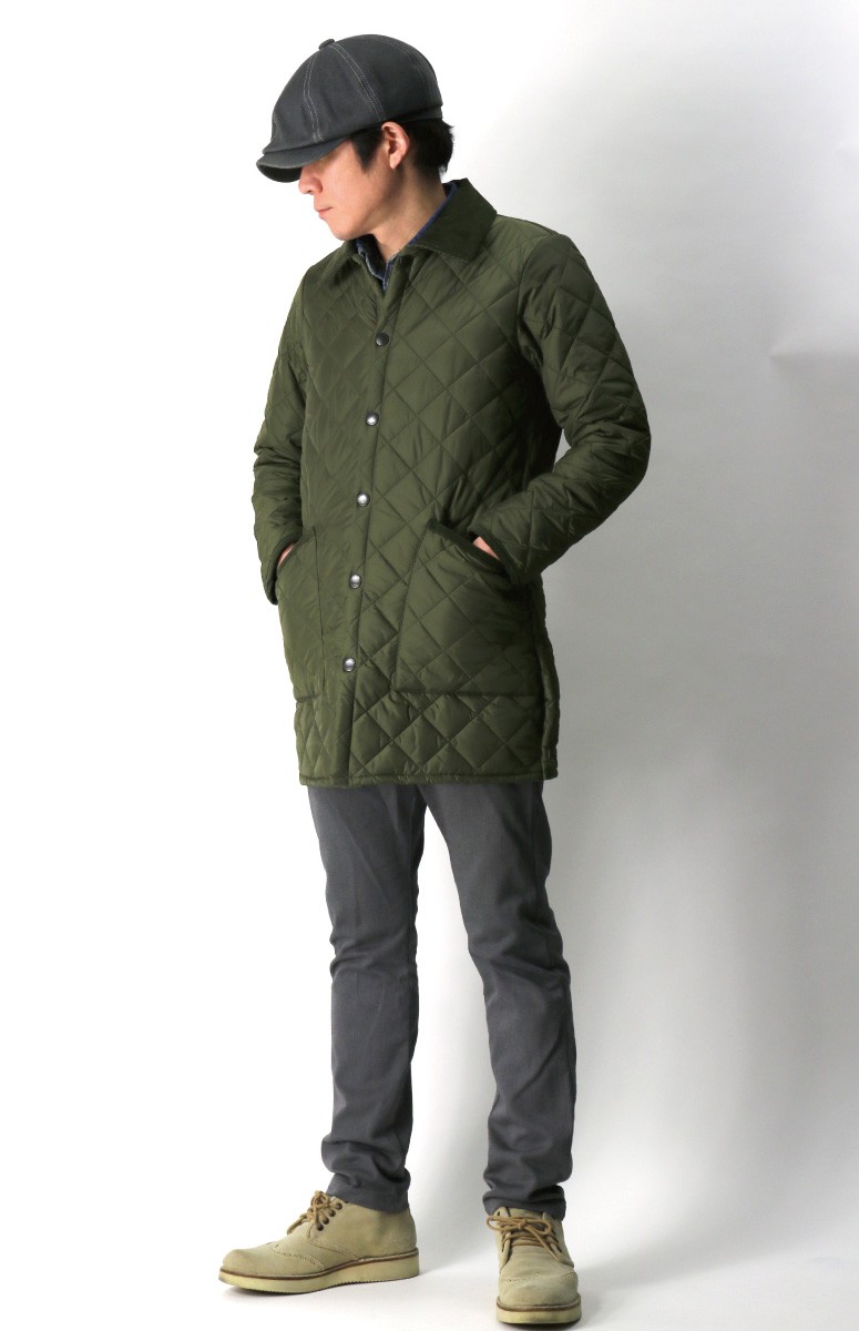 【専用】BarbourのLIDDESDALE SL NYLON Barbour LIDDESDALE SL NYLON quilted Jacket Blouson Coat Men