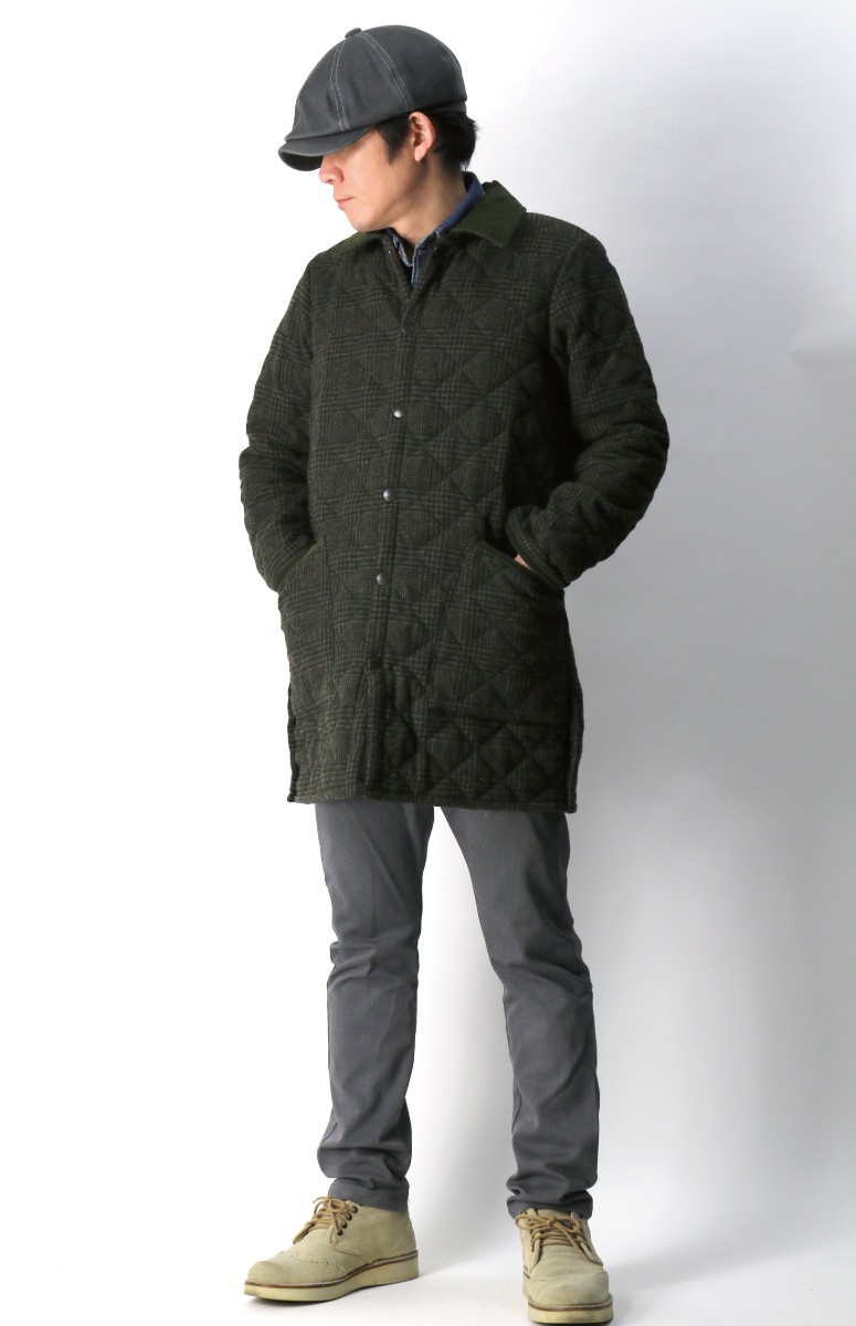 バブアー) Barbour LIDDESDALE SL LONG WOOL CHECK リッズデール SL