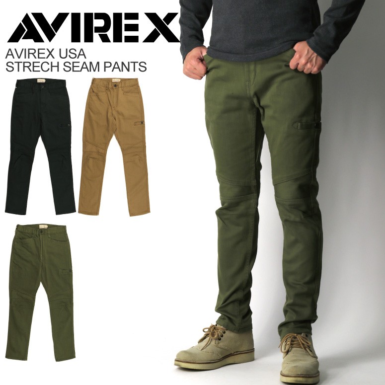 AvirexアヴィレックスストレッチチノL AVIREX アヴィレックス カーゴパンツ チノパン アビレックス