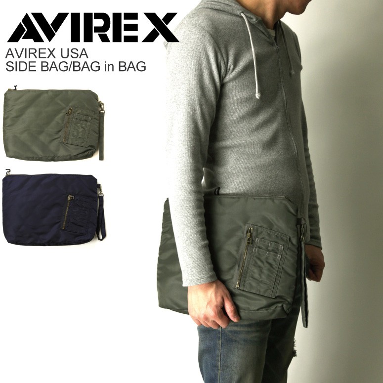 ATTACHMENT×AVIREX BAG付きMA-1 ブラック