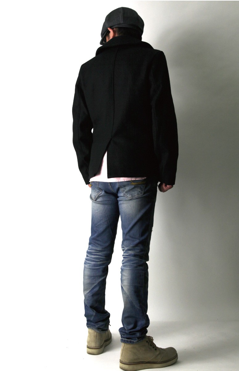 ショット  shott  Pコート  HTC  クレイジーパターン 楽天市場】Schott[ショット] 756US SINGLE PEA COAT/シングル