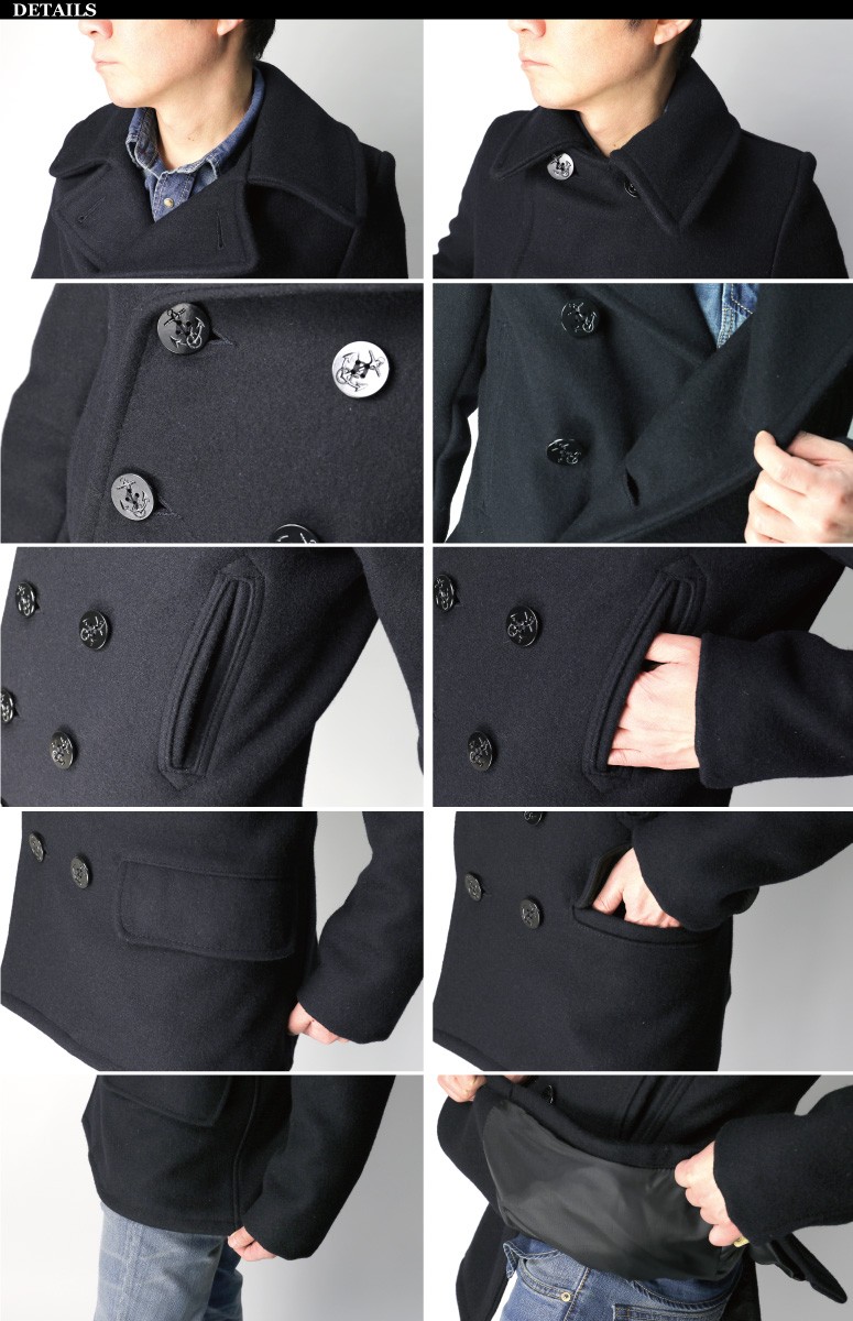 Schott N.Y.C (ショット) 782US WOOL 4POCKET PEA COAT ウール