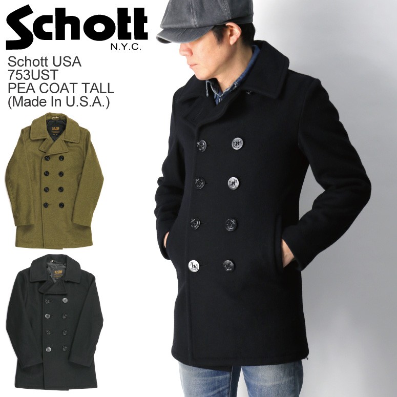 Schott×FDMTL/ ショット×ファンダメンタル/PEA COAT Schott×FDMTL/ ショット×ファンダメンタル/PEA COAT メンズ