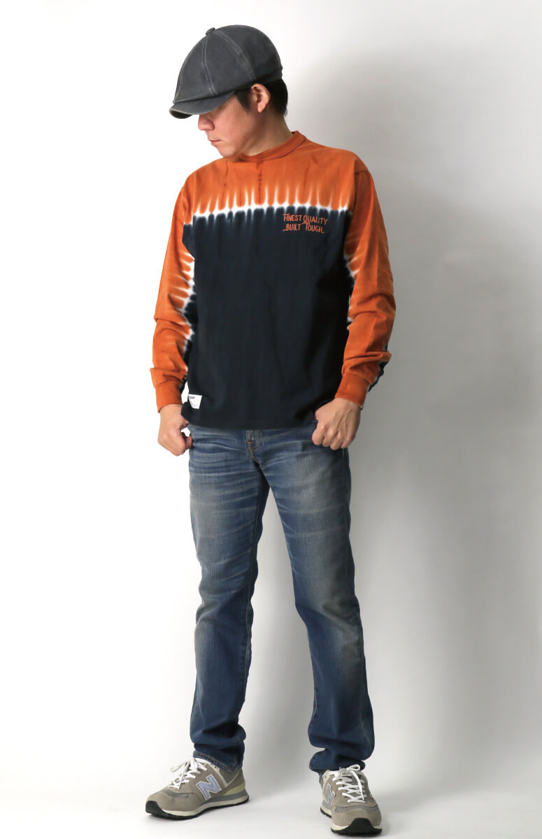 Schott N.Y.C (ショット) タイダイ ロングスリーブ Tシャツ ロン