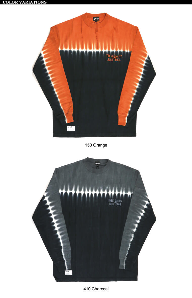 Schott N.Y.C (ショット) タイダイ ロングスリーブ Tシャツ ロン
