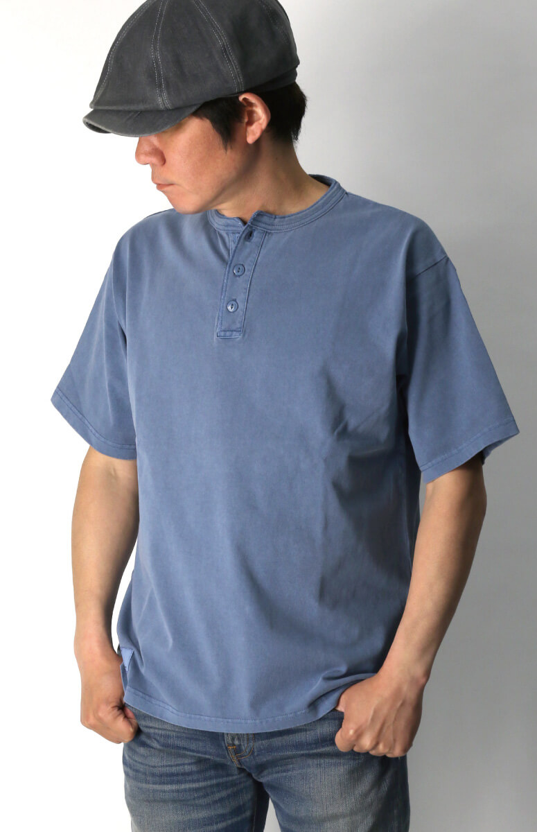 Schott ショット 2パック ヘンリーネック 半袖Tシャツ 2枚セット Schott/ショット/2PACK HENLEY NECK T-SHIRT/2パック ヘンリー
