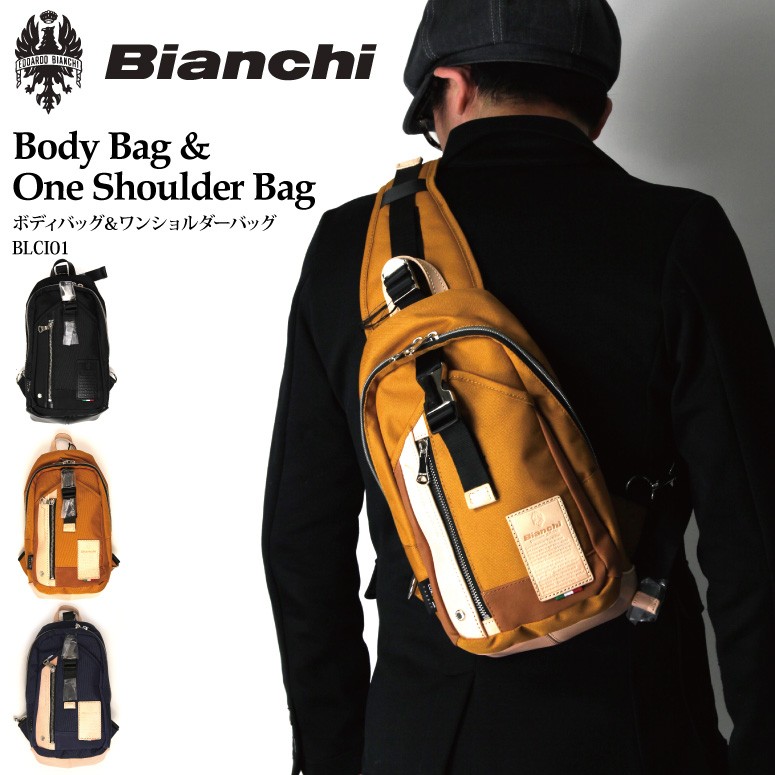 ビアンキ) Bianchi ボディバッグ・ワンショルダーバッグ :BLCI01:retom