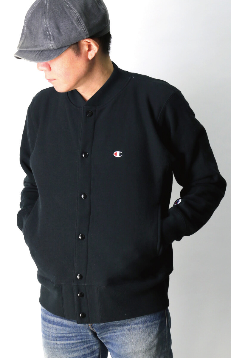 Champion (チャンピオン) リバースウィーブ スナップ スウェット