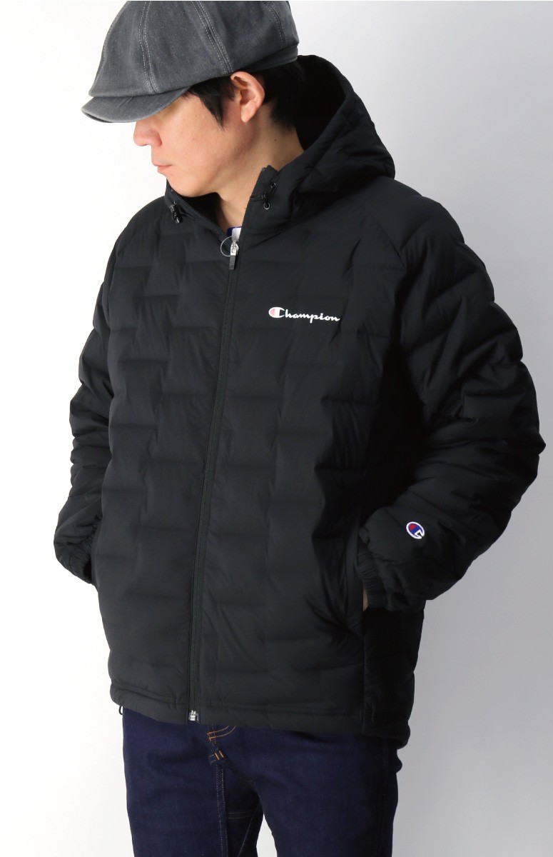 チャンピオン　肉厚ダウン　 used ダウンジャケット Champion - 美品 champion ダウンジャケット 肉厚 ヘビー