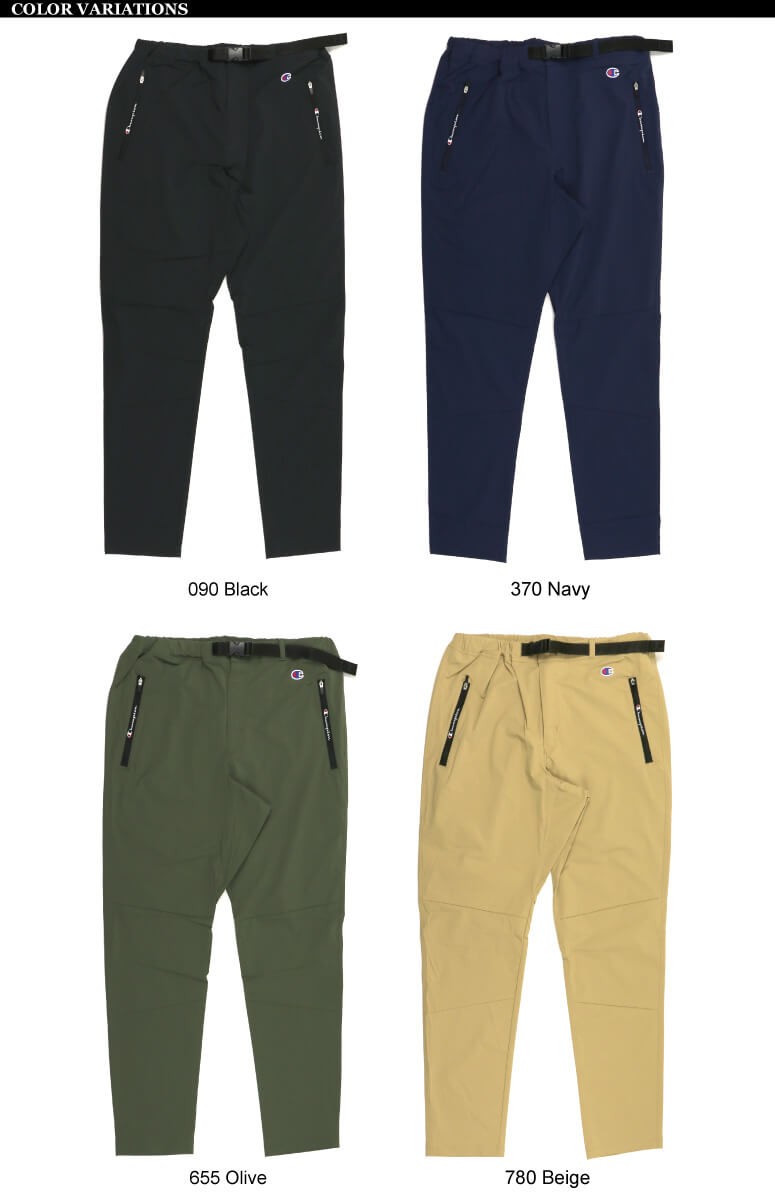 防風UVカット撥水　3拍子 チャンピオン Champion 軽量高機能パンツ 防風UVカット撥水3拍子 チャンピオン Champion 軽量高機能パンツ