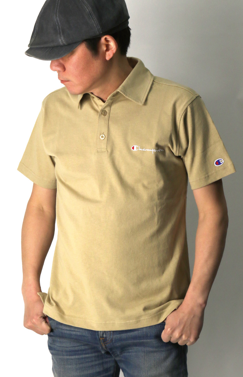 Champion (チャンピオン) ポロシャツ ヘビーウエイト Tシャツ