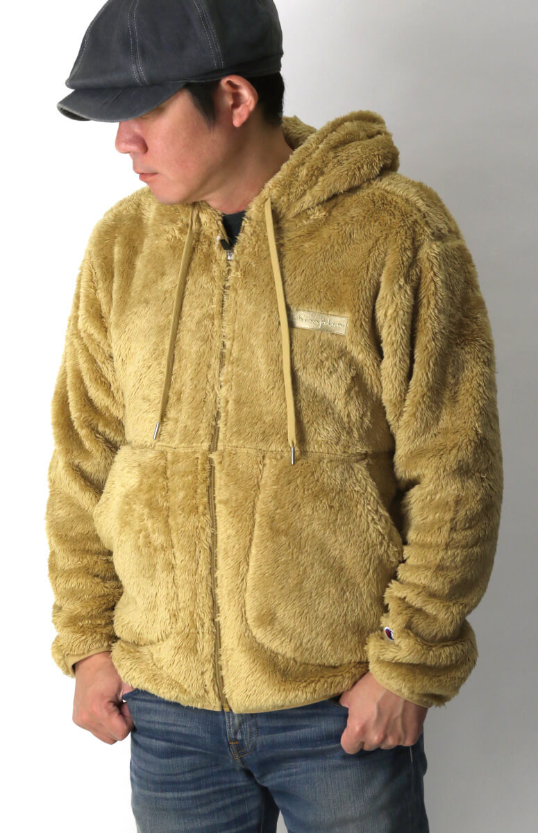Champion (チャンピオン) ボア フリース ジップ フーディ
