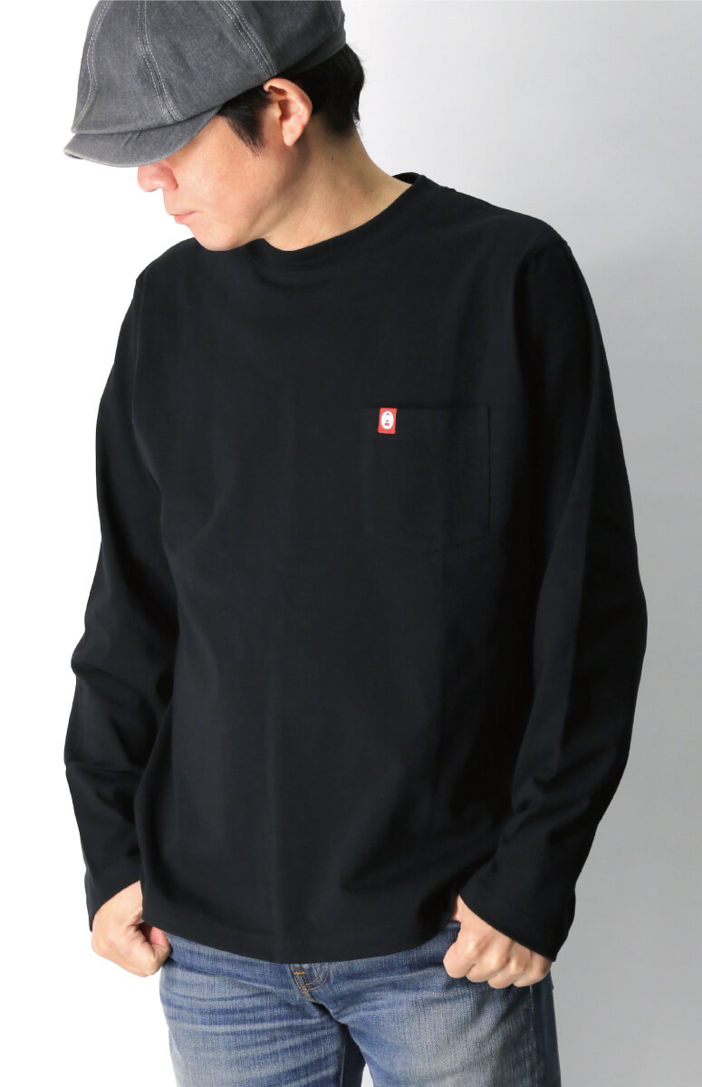 Coleman (コールマン) ロングスリーブ ポケット クルーネック T