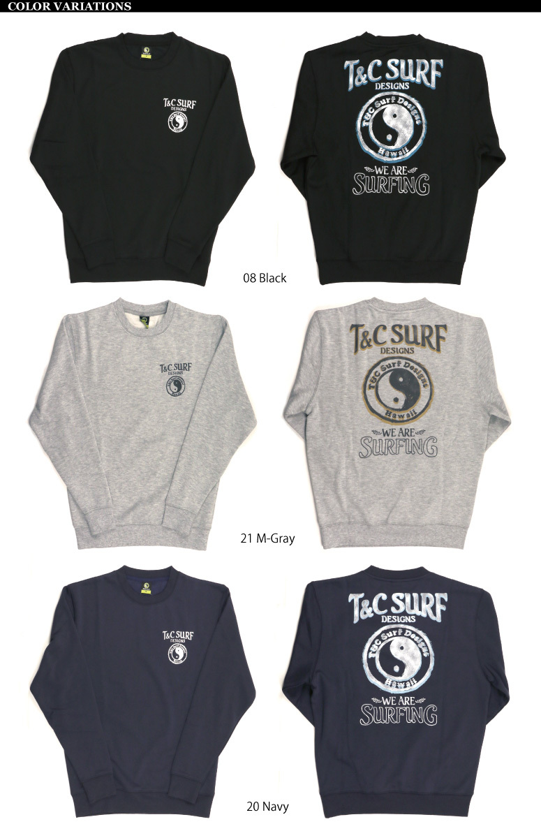 (（ティー＆シー）) T&C Surf Designs プリント クルーネック