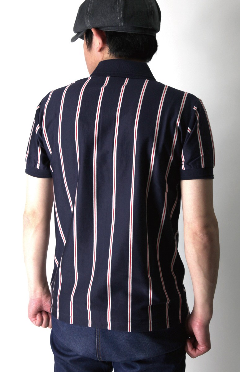 FRED PERRY ストライプジャージ FRED PERRY (フレッドペリー) ストライプ ジャージ ボンバー