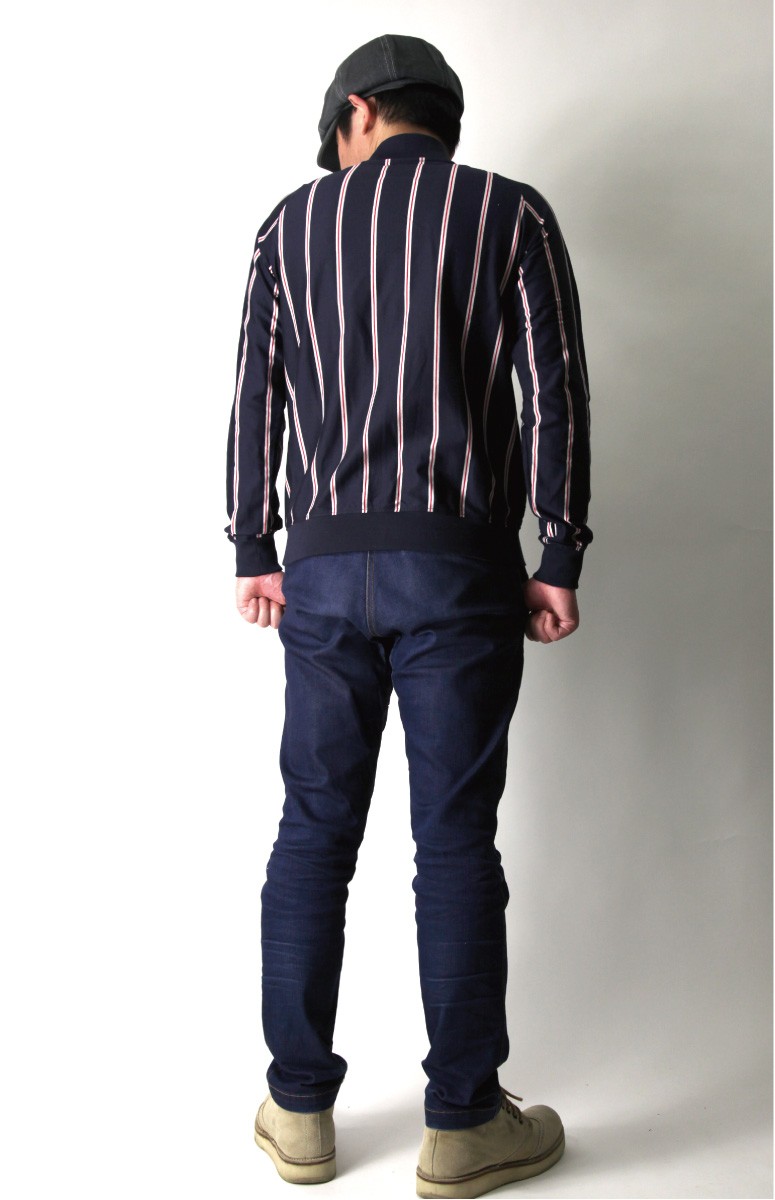 FRED PERRY (フレッドペリー) ストライプ ジャージ ボンバー